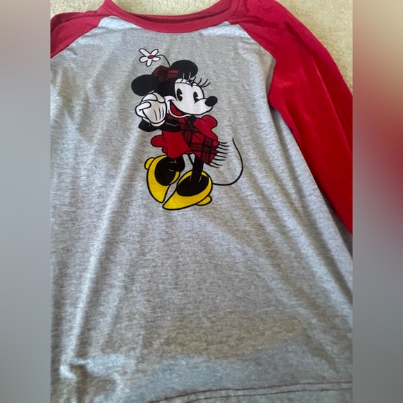 Disney Minnie Mouse Plaid Pajama Set. Women size L-XL - Picture 3 of 11